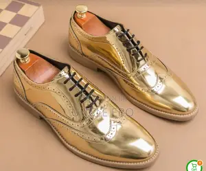 Men's Gold Loafers