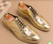 Men's Gold Loafers - 1