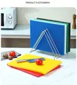 6 Compartment Stainless Steel Chopping Board Holder - 1