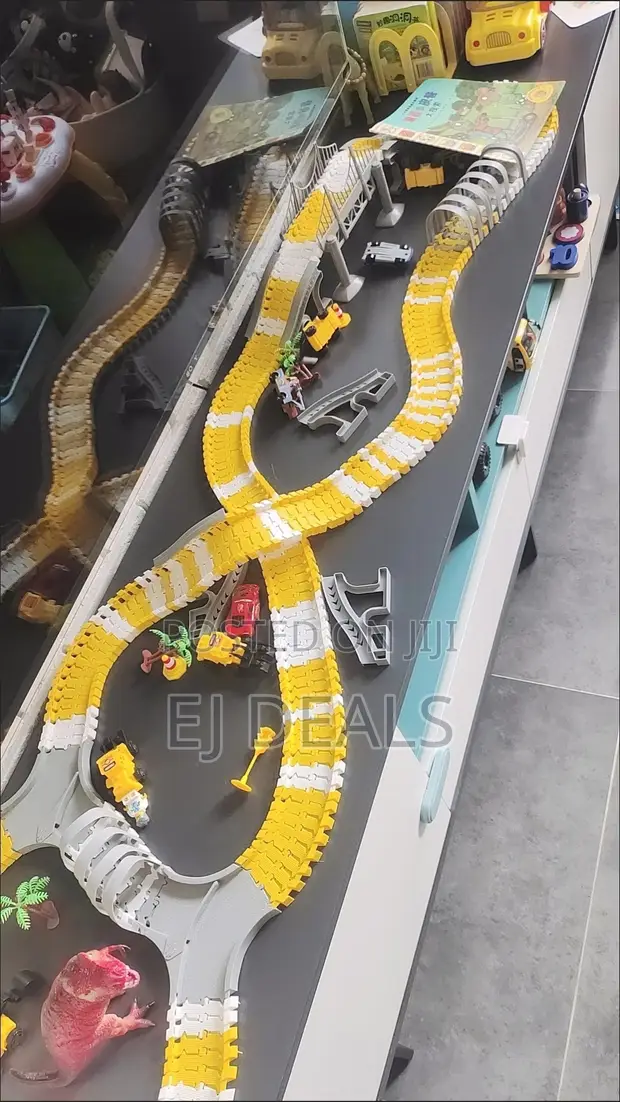326-Piece Flexible Race Track Toy Set - 1