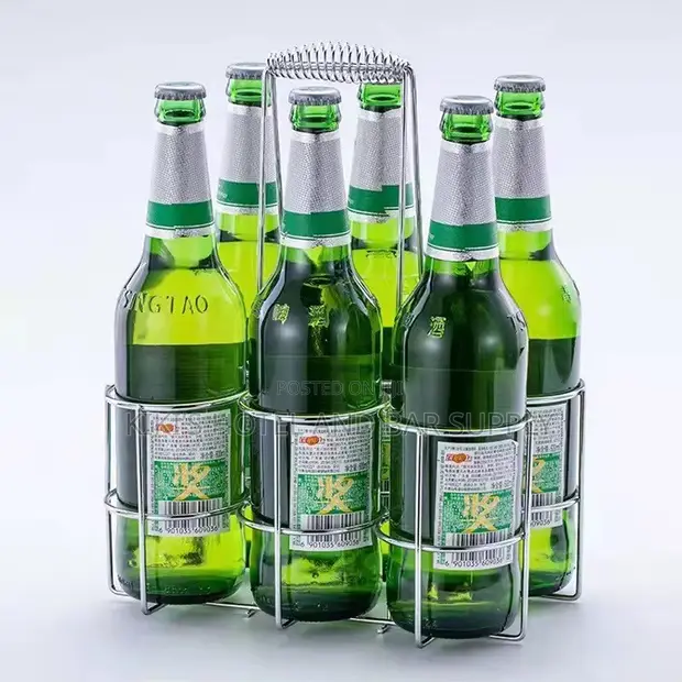 Metallic Portable Bottle Holder - 1
