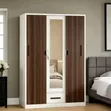 3-Door Waterproof Metal Steel Wardrobe Cabinet - 1
