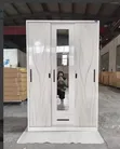 3-Door Waterproof Metal Steel Wardrobe Cabinet - 5