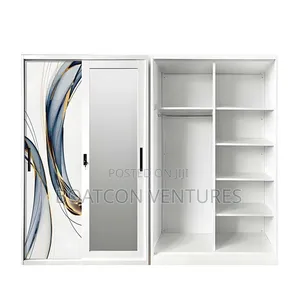 2-Door Insect Proof Metal Steel Wardrobe Cabinet