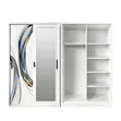2-Door Insect Proof Metal Steel Wardrobe Cabinet - 1