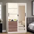 2-Door Insect Proof Metal Steel Wardrobe Cabinet - 2