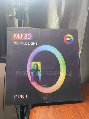 12-Inch MJ-30 RGB LED Ring Light with Tripod