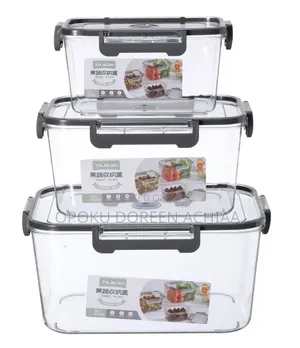 Airtight Food Storage Container Set (3-Piece)