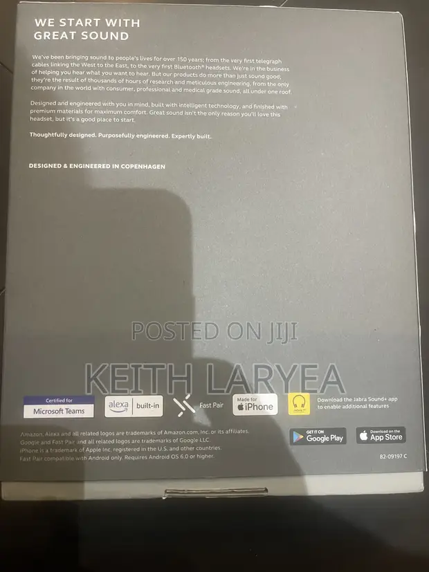 Jabra Evolve2 75 Wireless Bluetooth Headset - 1