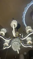 Modern Crystal LED Chandelier - Black & Gold - 3