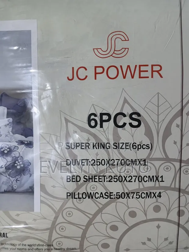 Quality 6 PCS Super King Size Duvet Set - 1