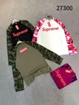 Camo Sleeve Raglan T-Shirts - CRTZ / Supreme / Porterville Style - Unisex - 1