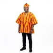 Two-Piece Batakari Set: Smock & Hat - Tryahu - 2