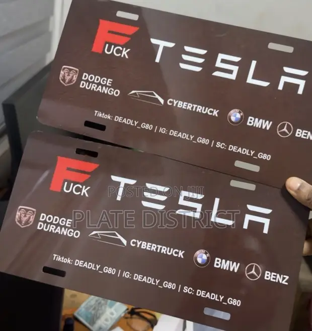 Custom Decorative Stainless Steel Number Plates - 1