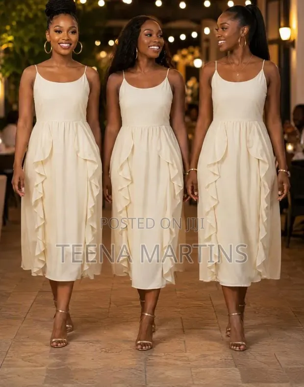 Ladies' Sleeveless Straight Dress - 1