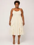 Ladies' Sleeveless Straight Dress - 2