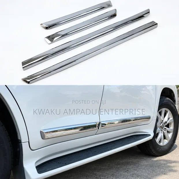 Toyota Land Cruiser LC200 2016-2020 Chrome Door Side Moulding - 1