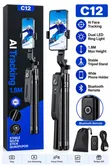 C12 AI Tracking Selfie Stick Tripod (1.8M) - 1