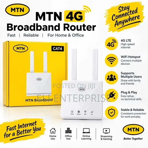MTN Broadband 4G CAT4 Router - 1