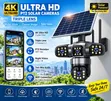 4K Ultra HD Triple-Lens PTZ Solar Security Camera - 1