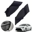 Toyota Corolla 2021-24 Pair Front Windshield Wiper Side Cowl Trim Black - 1