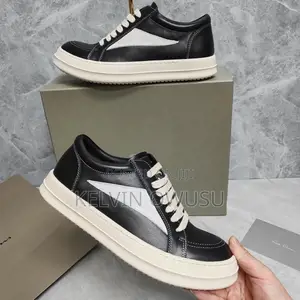 Rick Owens Vintage Low-Top Leather Sneakers
