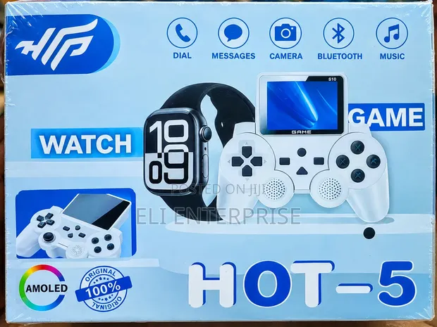 HOT-5 Smart Watch and Retro Gaming Console Combo - 1