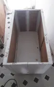 Foldable, Movable Sales Table with Storage - 2
