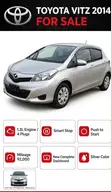 Toyota Vitz 2014 Silver - 2