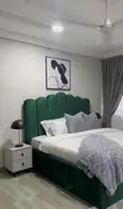 Royal Comfort Luxury Queen Size Bed - Emerald Green - 1