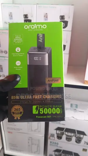 Oraimo 50,000mAh Power Bank Laptop Charging Pack