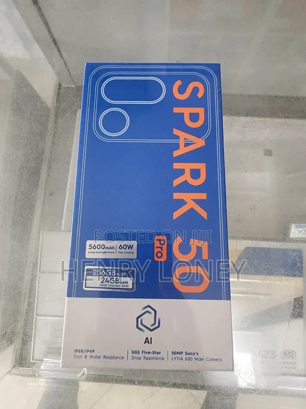 New Tecno Spark 50 128GB Black - 1
