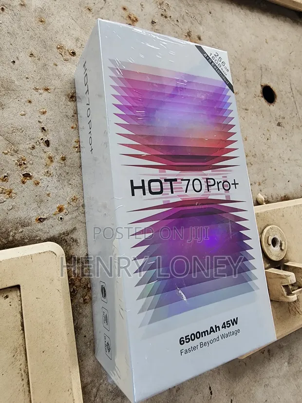 New Infinix Hot 70 Pro 5G+ 256GB Black - 1