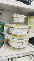 Ceramic Chafing Bowl Set - 2