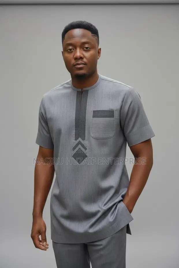 Men's White Kaftan - 1
