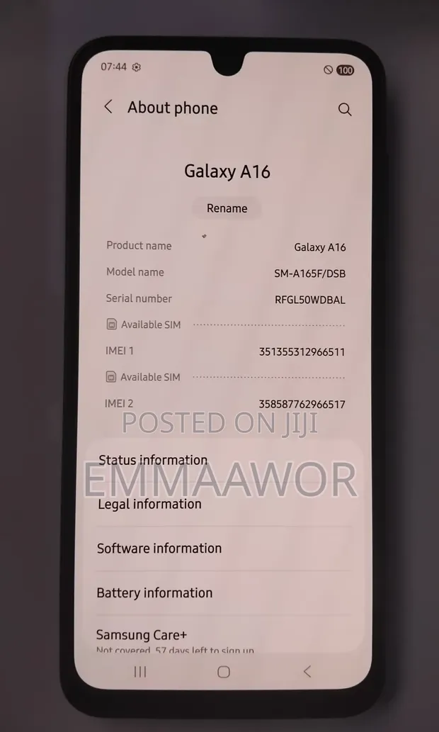 New Samsung Galaxy A16 128GB Black - 1