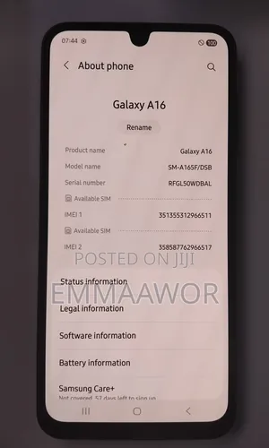 New Samsung Galaxy A16 128GB Black