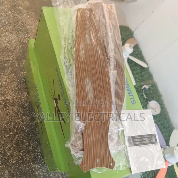 Luxury Wooden Ceiling Fan - Brand New - 1