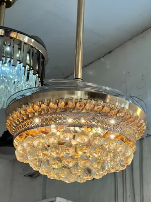 Brand New Luxury Chandelier Ceiling Fan