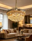 Brand New Luxury Chandelier Ceiling Fan - 2