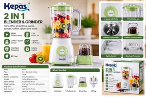 Kepas 1.75 Litre Blender with 2 Cups