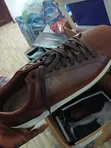 Fernando Melo Men's Brown Leather Classic Sneakers - Size 42 - 2