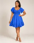 Plain Mini Dress - 2
