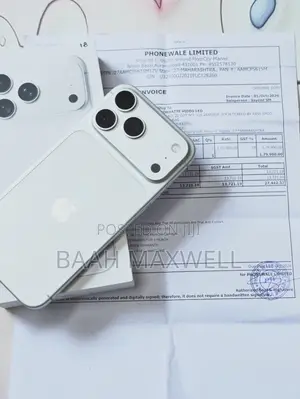 New Apple iPhone 17 Pro Max 256GB White