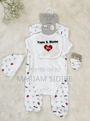 5-Piece Baby Outfit Set (0-9 Months)