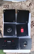 Tokil Black Versatile Double Sockets and Switches - 1