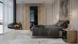 European Standard Wardrobe, Bed, Wood Doors, TV Unit - 3