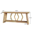 Console Table, Narrow Long Entryway Table, 2-Tier - 2