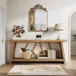 Console Table, Narrow Long Entryway Table, 2-Tier - 3