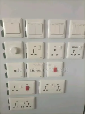 Spacetek White Double/Single Wall Switch